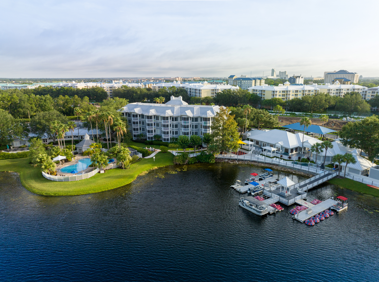 Marriott's Cypress Harbour aerial view