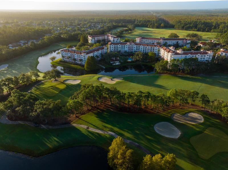 Marriott's Grande Vista golf aerial shot